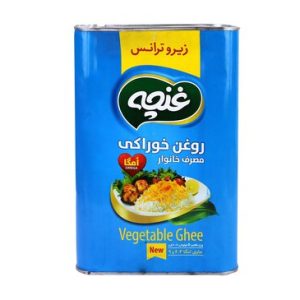 روغن نباتی نیمه جامد مصرف خانوار غنچه 5 کیلوگرمی
