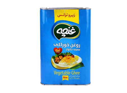 6260101801980 روغن نباتی نیمه جامد مصرف خانوار غنچه 5 کیلوگرمی - Image 1